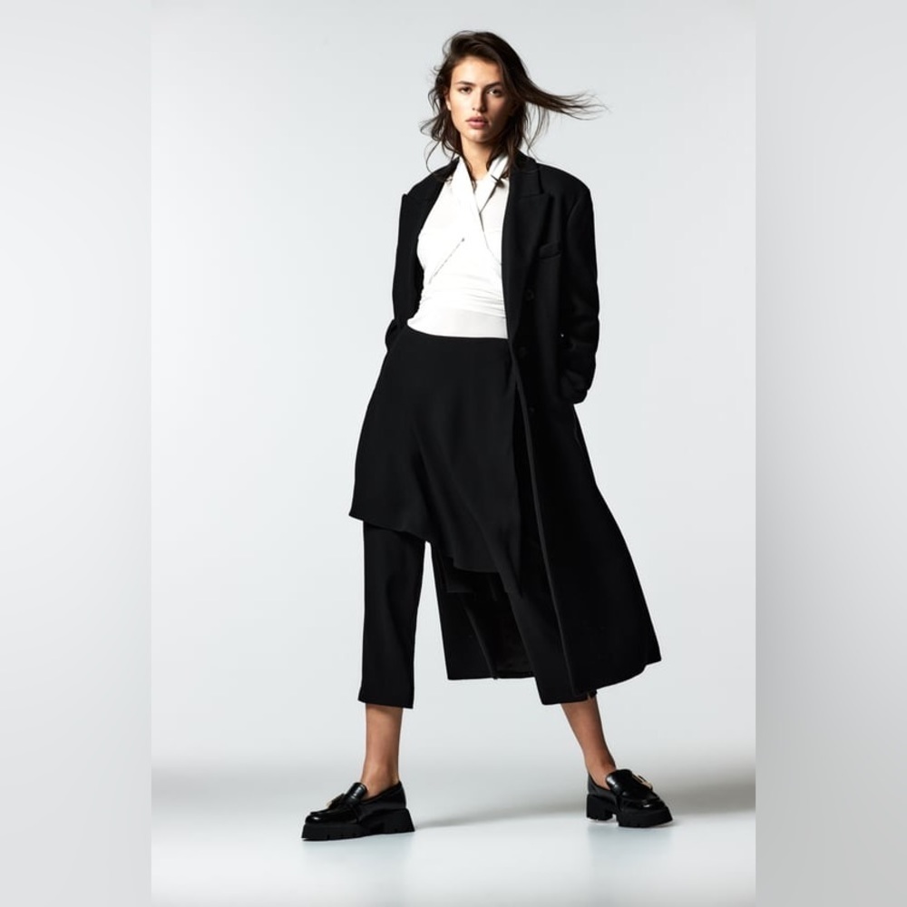 NWT Zara Flowy Pareo Pants Size M 9190/878